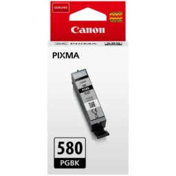 Cartus de cerneala Canon PGI-580PGBK Pigment Black (2078C001, PGI580PGBK) pentru PIXMA TR7550 TR8550 TS6150 TS6151 TS6250 TS6251 TS705 TS8150 TS8151 TS8152 TS8250 TS8251 TS8252 TS9150 TS9155 TS9550 TS9551C