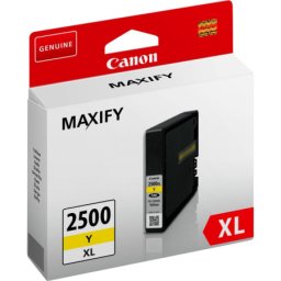 Cartus de cerneala Canon PGI-2500XL Yellow (9267B001, PGI2500XLY) pentru MAXIFY iB4050 iB4150 MB5050 MB5150 MB5155 MB5350 MB5450 MB5455