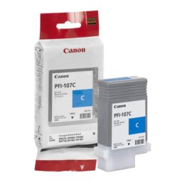 Cartus de cerneala Canon PFI-107C Cyan (6706B001, PFI107C) pentru imagePROGRAF iPF670 iPF680 iPF685 iPF770 iPF780 iPF785