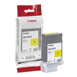 Cartus de cerneala Canon PFI-107Y Yellow (6708B001, PFI107Y) pentru imagePROGRAF iPF670 iPF680 iPF685 iPF770 iPF780 iPF785