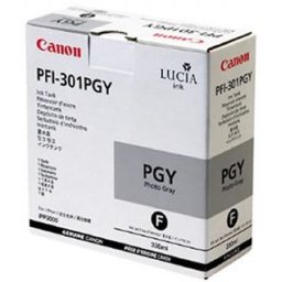 Cartus de cerneala Canon PFI-301PGY Photo Gray (1496B001, PFI301PGY) pentru imagePROGRAF iPF8000 iPF8000s iPF9000 iPF9000s