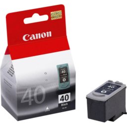 Cartus de cerneala Canon PG-40 Black (0615B001, PG40BK) pentru FAX JX200 JX210P JX500 JX510P PIXMA iP1200 iP1300 iP1600 iP1700 iP1800 iP1900 iP2200 iP2500 iP2600 MP140 MP150 MP160 MP170 MP180 MP190 MP210 MP220 MP450 MP450x MP460 MP470 MX300 MX310