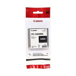 Cartus de cerneala Canon PFI-106MBK Matte Black (6620B001, PFI106MBK) pentru imagePROGRAF iPF6300 iPF6300S iPF6350 iPF6400 iPF6400S iPF6400SE iPF6450