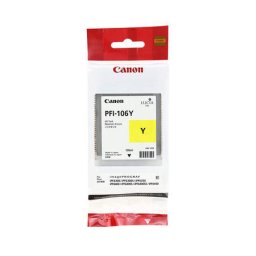 Cartus de cerneala Canon PFI-106Y Yellow (6624B001, PFI106Y) pentru imagePROGRAF iPF6300 iPF6300S iPF6350 iPF6400 iPF6400S iPF6400SE iPF6450