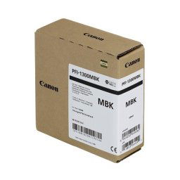Cartus de cerneala Canon PFI-1300MBK Matte Black (0810C001, PFI1300MBK) pentru imagePROGRAF PRO 2000 2100 4000 4100 6000 6100