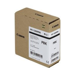 Cartus de cerneala Canon PFI-1300PBK Photo Black (0811C001, PFI1300PBK) pentru imagePROGRAF PRO 2000 2100 4000 4100 6000 6100
