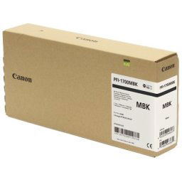 Cartus de cerneala Canon PFI-1700MBK Matte Black (0774C001, PFI1700MBK) pentru imagePROGRAF PRO 2000 2100 4000 4100 6000 6100