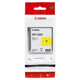 Cartus de cerneala Canon PFI-120Y Yellow (2888C001, PFI120Y) pentru imagePROGRAF TM 200 205 300 305 GP 250 255 350 355