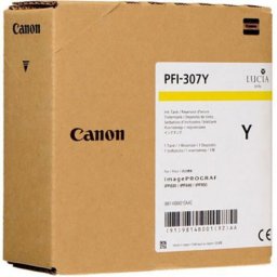 Cartus de cerneala Canon PFI-307Y Yellow (9814B001, PFI307Y) pentru imagePROGRAF iPF830 iPF840 iPF850