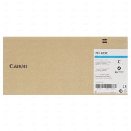 Cartus de cerneala Canon PFI-703C Cyan (2964B001, PFI703C) pentru imagePROGRAF iPF810 iPF815 iPF820 iPF825