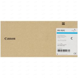 Cartus de cerneala Canon PFI-707C Cyan (9822B001, PFI707C) pentru imagePROGRAF iPF830 iPF840 iPF850
