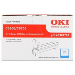 Unitate de cilindru (20K) Oki 43381707 Cyan pentru C5600 C5700
