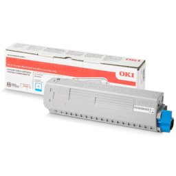 Cartus de toner (10K) Oki 46861307 Cyan pentru C834nw C834dnw C844dnw