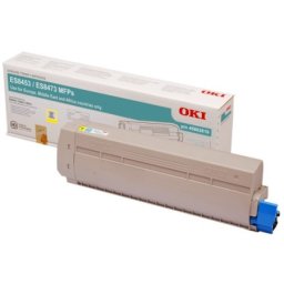 Cartus de toner (10K) Oki 45862819 Yellow pentru ES8453dn ES8453dnct ES8453dnv ES8473dn ES8473dnct ES8473dnv