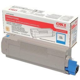 Cartus de toner (5K) Oki 43324423 Cyan pentru C5550 MFP C5800 C5900