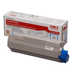 Cartus de toner (2K) Oki 43872307 Cyan pentru C5650 C5750