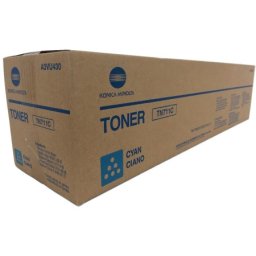 Cartus de toner (31.5K) Konica Minolta TN711C Cyan (A3VU450, TN-711C) pentru BizHub C654 C654e C754 C754e