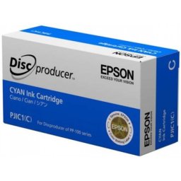 Cartus de cerneala original Epson PJIC1 Cyan (C13S020447) pentru DiscProducer PP 100 50