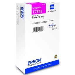Cartus de cerneala original Epson T7543 Magenta (C13T754340) pentru WorkForce Pro WF 8090D3TWC 8090DTW Workforce 8090DTWC 8090DW 8590D3TWFC 8590DTWF 8590DTWFC 8590DWF