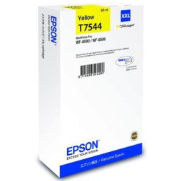 Cartus de cerneala original Epson T7544 Yellow (C13T754440) pentru WorkForce Pro WF 8090D3TWC 8090DTW Workforce 8090DTWC 8090DW 8590D3TWFC 8590DTWF 8590DTWFC 8590DWF