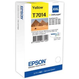 Cartus de cerneala original Epson T7014 Yellow (C13T70144010) pentru WorkForce Pro WP 4015DN 4095DN6 4515DN 4525DNF 4595DNF 4595DNF6