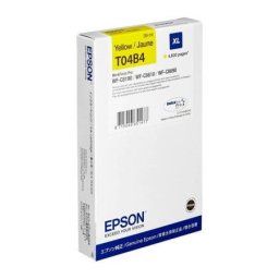 Cartus de cerneala original Epson T04B4 Yellow (C13T04B440) pentru WorkForce Pro WF C8190 C8190D3TWC C8190DTW C8190DTWC C8190DW C8610 C8610DWF C8690 C8690D3TWFC C8690DTWF C8690DTWFC C8690DWF
