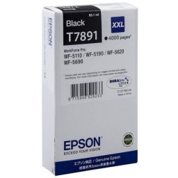 Cartus de cerneala original Epson T7891 XXL Black (C13T789140) pentru WorkForce Pro WF 5110DW 5190DW 5620DWF 5690DWF