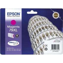 Cartus de cerneala original Epson 79XL Magenta (C13T79034010) pentru WorkForce Pro WF 4630DWF 4640DTWF 5110DW 5190DW 5620DWF 5690DWF