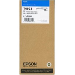 Cartus de cerneala original Epson T6932 Cyan (C13T693200) pentru SureColor SC T3000 T3200 T5000 T5200 T7000 T7200