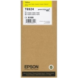 Cartus de cerneala original Epson T6924 Yellow (C13T692400) pentru SureColor SC T3000 T3200 T5000 T5200 T7000 T7200