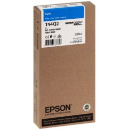 Cartus de cerneala original Epson T44Q4 Cyan (C13T44Q240) pentru SureColor SC P7500 Spectro P7560 P9500 P9560