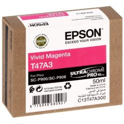 Cartus de cerneala original Epson T47A3 Vivid Magenta (C13T47A300) pentru SureColor SC P900