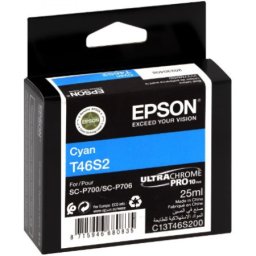 Cartus de cerneala original Epson T46S2 Cyan (C13T46S200) pentru SureColor SC P700
