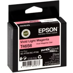 Cartus de cerneala original Epson T46S6 Vivid Light Magenta (C13T46S600) pentru SureColor SC P700