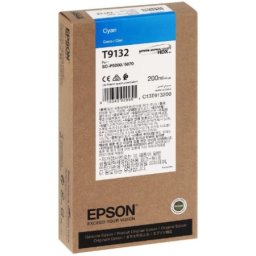 Cartus de cerneala original Epson T9132 Cyan (C13T913200) pentru SureColor SC P5000 STD