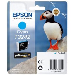 Cartus de cerneala original Epson T3242 Cyan (C13T324240) pentru SureColor SC P400