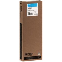 Cartus de cerneala original Epson T6362 Cyan (C13T636200) pentru Stylus Pro 7700 7890 7900 9700 9890 9900 WT7900