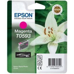 Cartus de cerneala original Epson T0593 Magenta (C13T059340) pentru Stylus Photo R2400 Pro