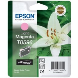 Cartus de cerneala original Epson T0596 Light Magenta (C13T059640) pentru Stylus Photo R2400 Pro