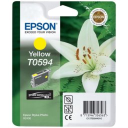 Cartus de cerneala original Epson T0594 Yellow (C13T059440) pentru Stylus Photo R2400 Pro
