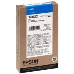 Cartus de cerneala original Epson T6032 Cyan (C13T603200) pentru Stylus Pro 7800 7880 9800 9880