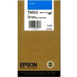 Cartus de cerneala original Epson T6022 Cyan (C13T602200) pentru Stylus Pro 7800 7880 9800 9880