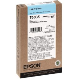 Cartus de cerneala original Epson T6035 Light Cyan (C13T603500) pentru Stylus Pro 7800 7880 9800 9880