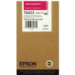 Cartus de cerneala original Epson T6023 Vivid Magenta (C13T602300) pentru Stylus Pro 7880 9880