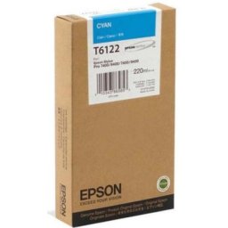 Cartus de cerneala original Epson T6122 Cyan (C13T612200) pentru Stylus Pro 7400 7450 9400 9450