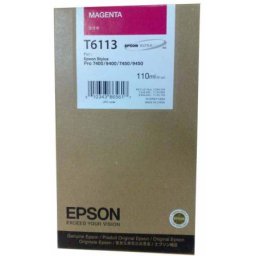 Cartus de cerneala original Epson T6113 Magenta (C13T611300) pentru Stylus Pro 7400 7450 9400 9450