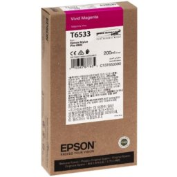 Cartus de cerneala original Epson T6533 Vivid Magenta (C13T653300) pentru Stylus Pro 4900