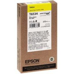 Cartus de cerneala original Epson T6534 Yellow (C13T653400) pentru Stylus Pro 4900
