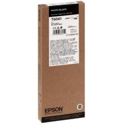 Cartus de cerneala original Epson T6061 Photo Black (C13T606100) pentru Stylus Pro 4800 4880