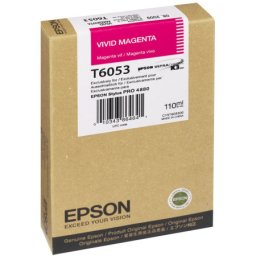 Cartus de cerneala original Epson T6053 Vivid Magenta (C13T605300) pentru Stylus Pro 4880